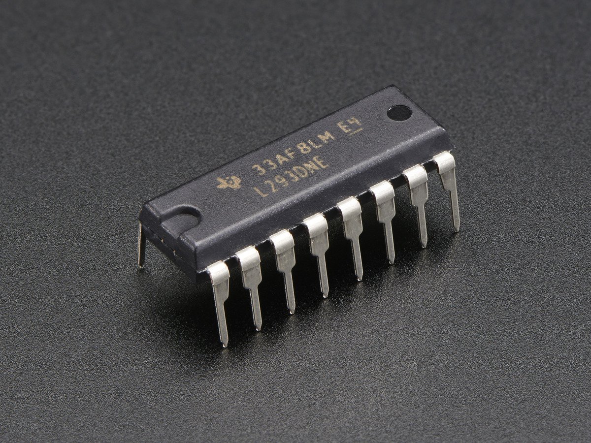 Functioning of L293D motor driver